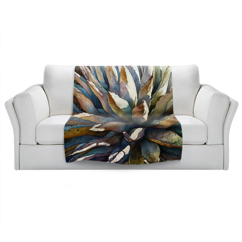 Hand Woven Throw Blanket, 51" x 60"