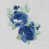 35-Blue Roses on Grey is out of stock
