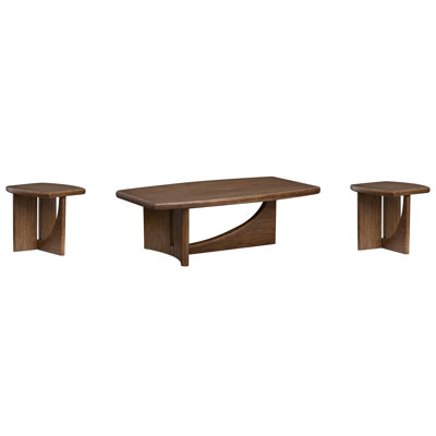 Henry Rectangular Cocktail Table With 2 End Table