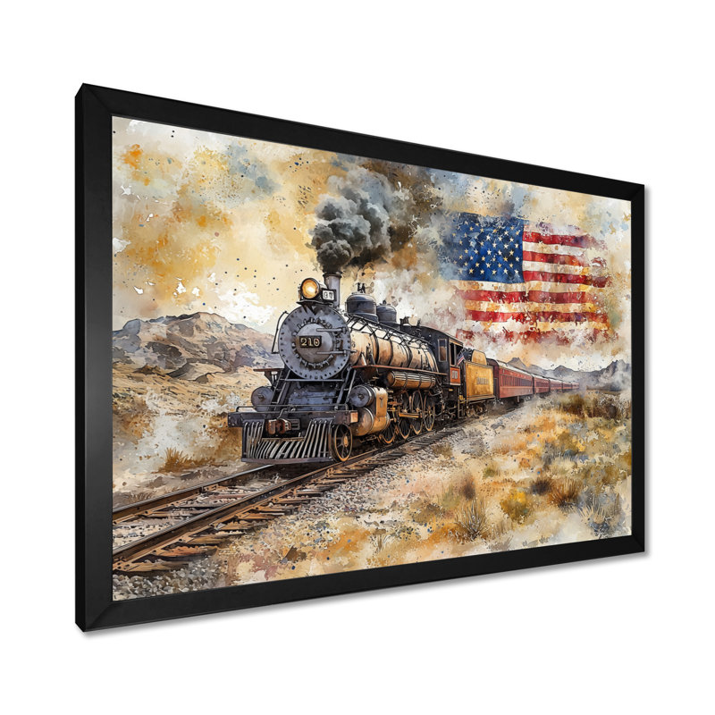 Laithen - États-Unis, art mural, Reproduction d'une seule photo avec cadre, Noir, H 12 po x l 20 po