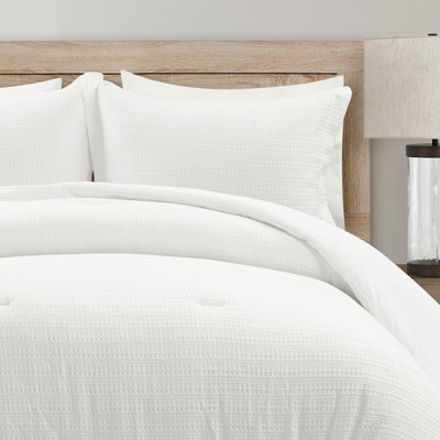 Benedetto Cotton Waffle Comforter