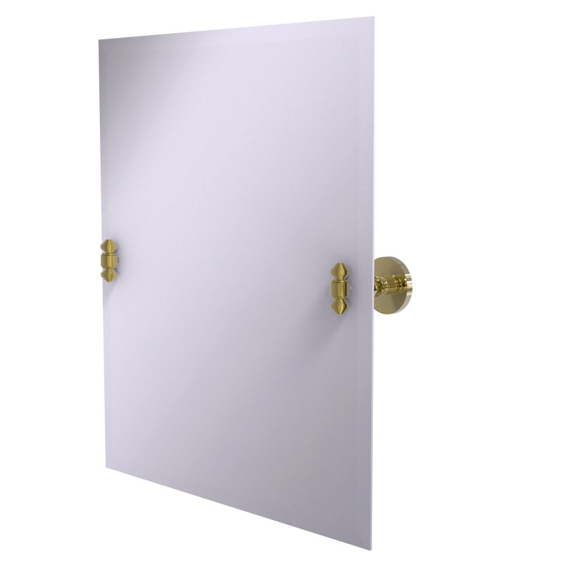 Marchmont Metal Wall Mirror, Unlacquered Brass