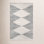 Tapis blanc cassé / gris anthracite à poils longs pour salon, chambre à coucher, salle à manger