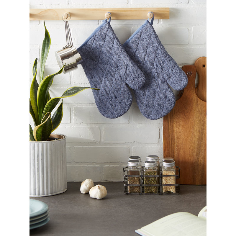 Gant de cuisine Design Imports, Bleu