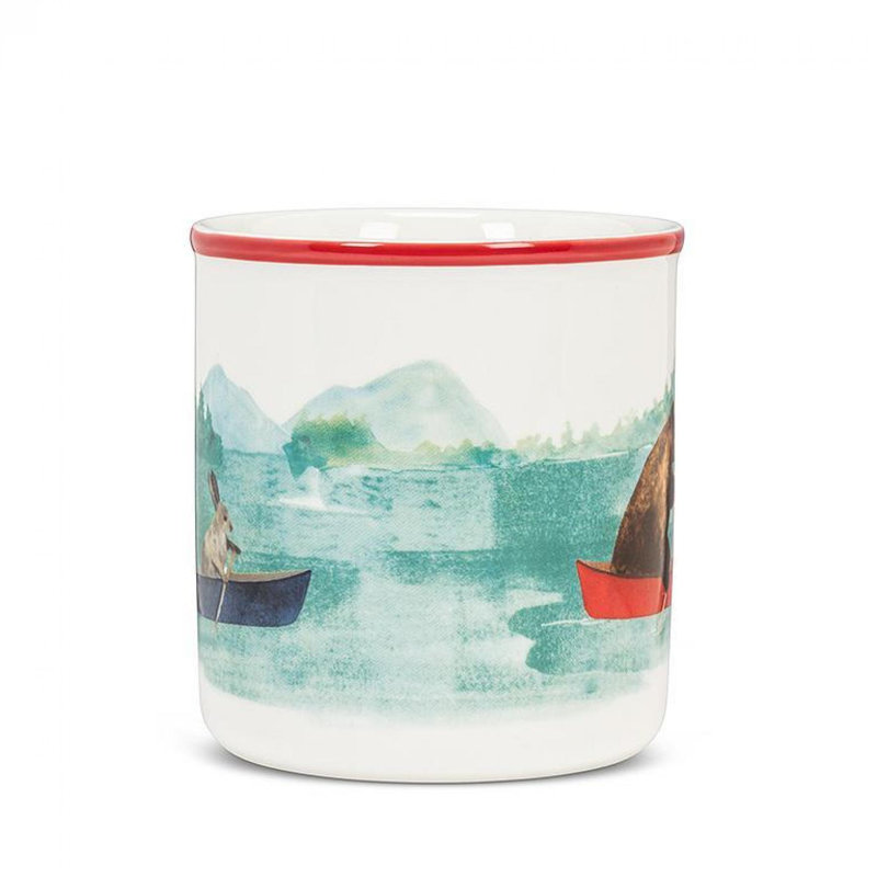 Animals In Canoes Mug