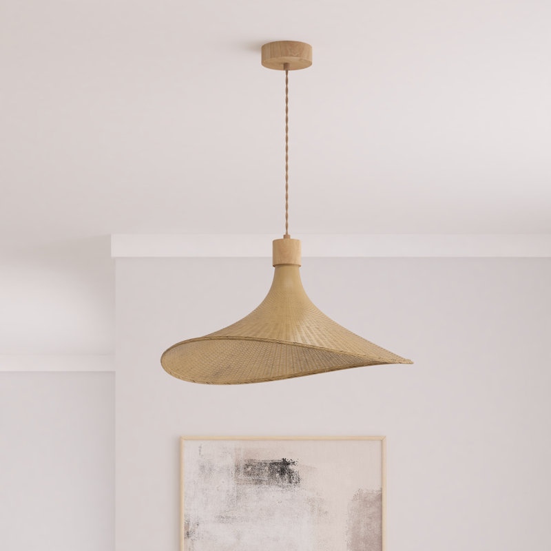 Luminaire suspendu en rotin Avery