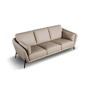 87.4'' Leather Sofa