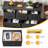 Fabric Dresser With 8 Drawers For Bedroom Closet Dresser With Metal Frame And Wooden Top Tall Storage Tower Double Dresser Chest Of Drawers For Closet Living Room And Entryway-350490708