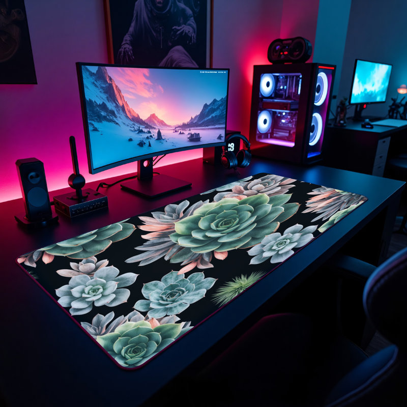 Polyester Desk Pad, 23.6x13.8