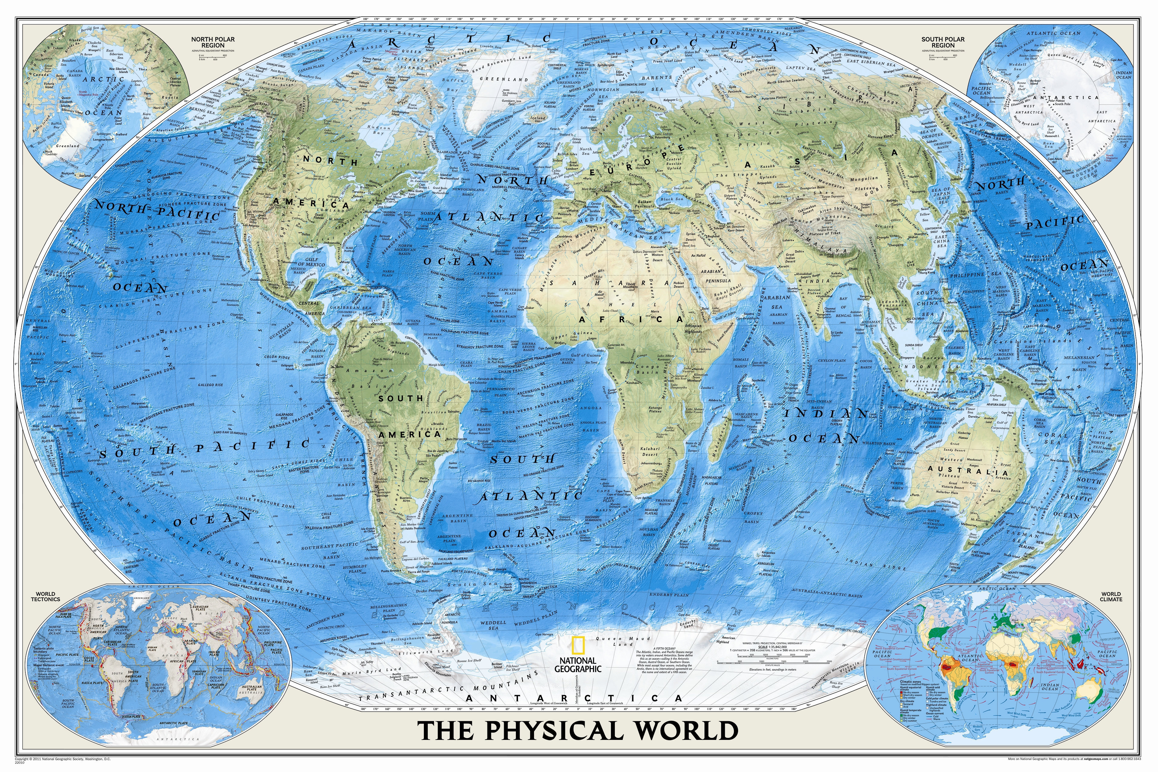 National Geographic Maps World Physical Wall Map & Reviews