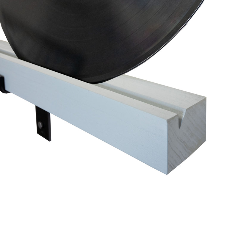 Rayne Record Display Shelves, 14x3x2, Gray