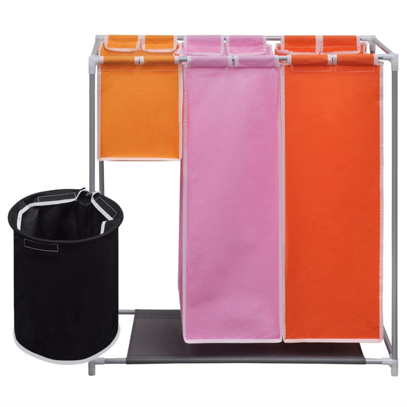 Rebrilliant trieur de linge 3 paniers 2 paniers avec bac à linge