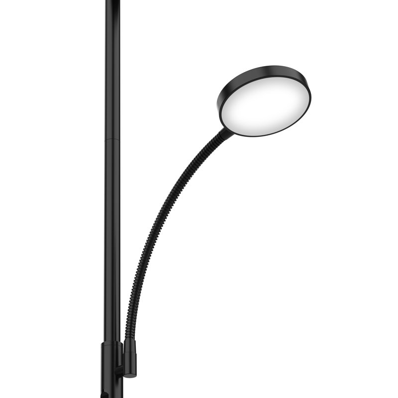 Gaillac 68.9 LED Floor Lamp with Remote Control, Black