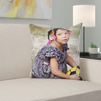 Microsuede Throw Pillow