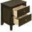 2-Drawer Nightstand Bedside Table