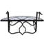 Metal Outdoor Balcony Table , 76cm cm W 56cm cm D