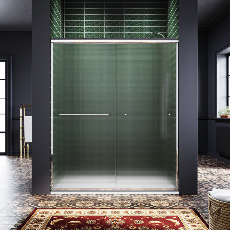 57.5-60" X 72" Semi-Frameless Shower Door