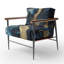 Crillon - Fauteuil d'appoint rembourré en marbre-81258148