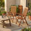Chaise de patio en teck Erasmo
