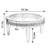 Meichele Glass Round Coffee Table 35"