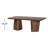 Bergenfield Johnna Solid Wood Abstract Coffee Table