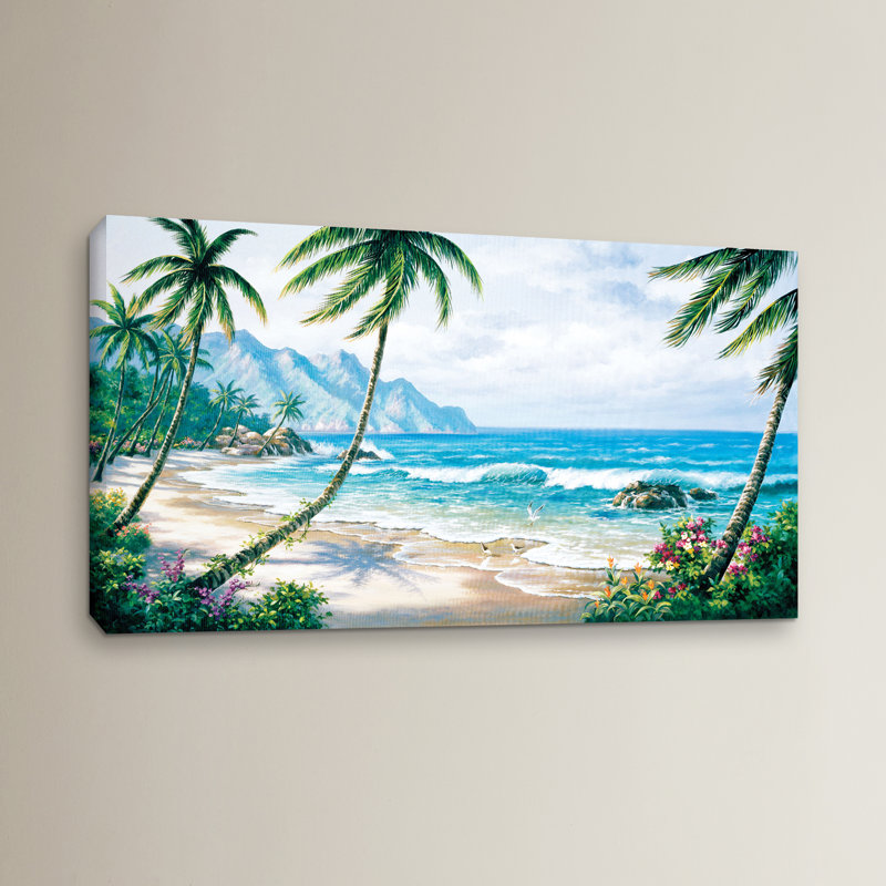 Impression sur toile Paradise, H 18 po x l 36 po x P 2 po, Toile tendue