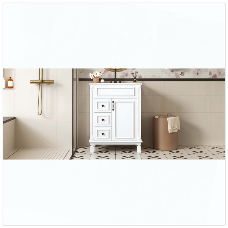 Tablette de meuble-lavabo en céramique Modern