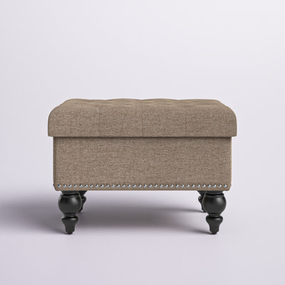 Abaza 25" Tufted Rectangle Storage Ottoman