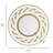 Metal Round Wall Mirror