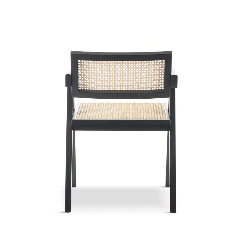 Vilas 48cm H Armchair, Black, Black