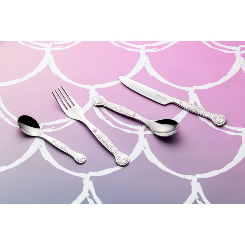 Viners Mermazing Kids 4 Piece Cutlery Set, Service for 1
