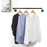 Williston Forge Frison 32.6'' Metal Wall Mounted Clothes Rack & Reviews ...