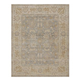Oushak Hand Knotted Floral Area Rug