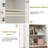 3 Pieces Kitchen Island Set with Storage Cabinet, Drawers, and 2 Stools-378934733-387945878
