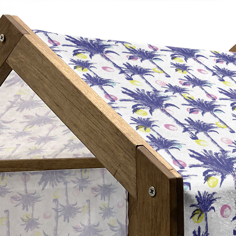 Niche pour chien en bois, H 22,44 po x l 23,62 po x P 17,72 po