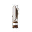 Miroir rotatif ovale en acier inoxydable 360