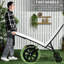 2 fauteuils de jardin 2 pièces, blanc crème - 5 positions réglables, roues pour chaises de patio, de plage et de piscine inclinables