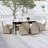 Winston Rectangular 6 - Person 55.12" Long Dining Set-325618242-325618241-304938024