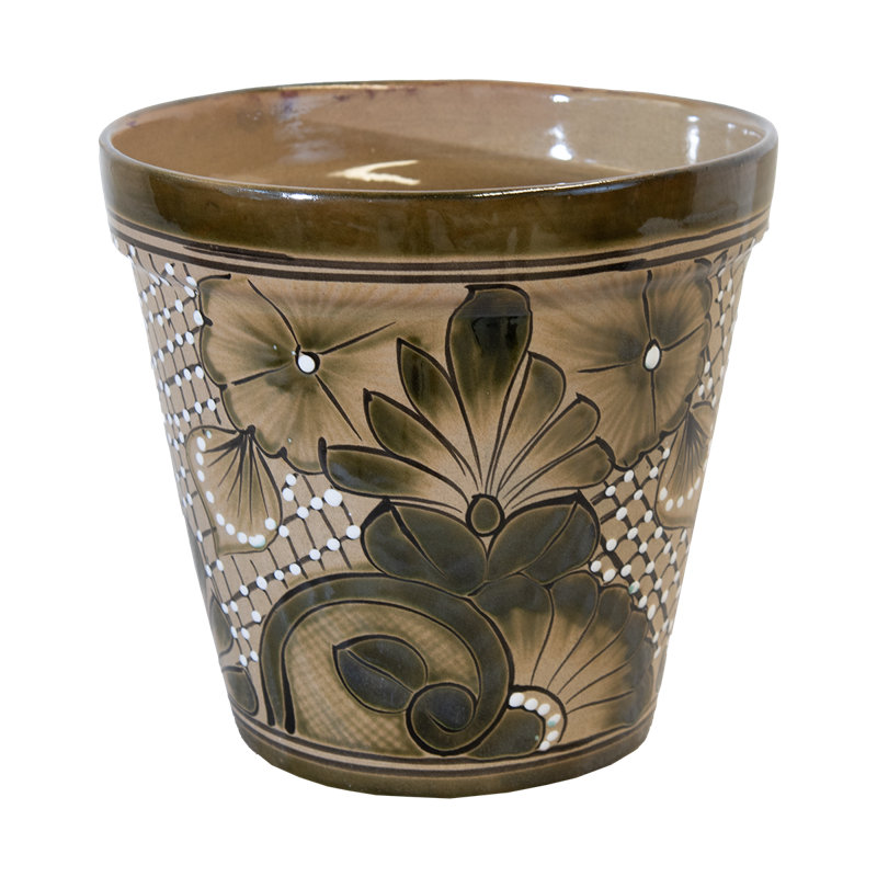 Pot à fleurs - Vert olive