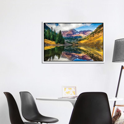 Maroon Bells, Colourado by Susanne Kremer - Print on Canvas
