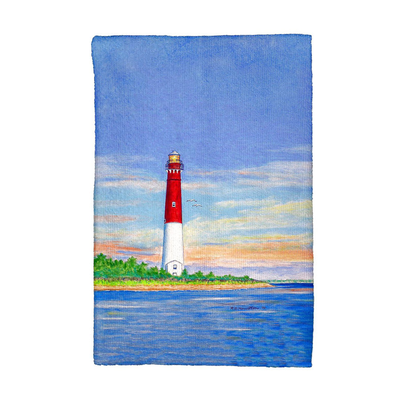 Serviette de thé à phare barnegat