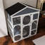 Waterproof Grey Wooden For Pets With 2 Resting Houses, 3 Platforms, Long-lasting Luxury Cat House Use