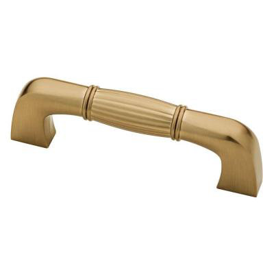 (Paquet de 5) Poignée cannelée 3 pouces bronze champagne