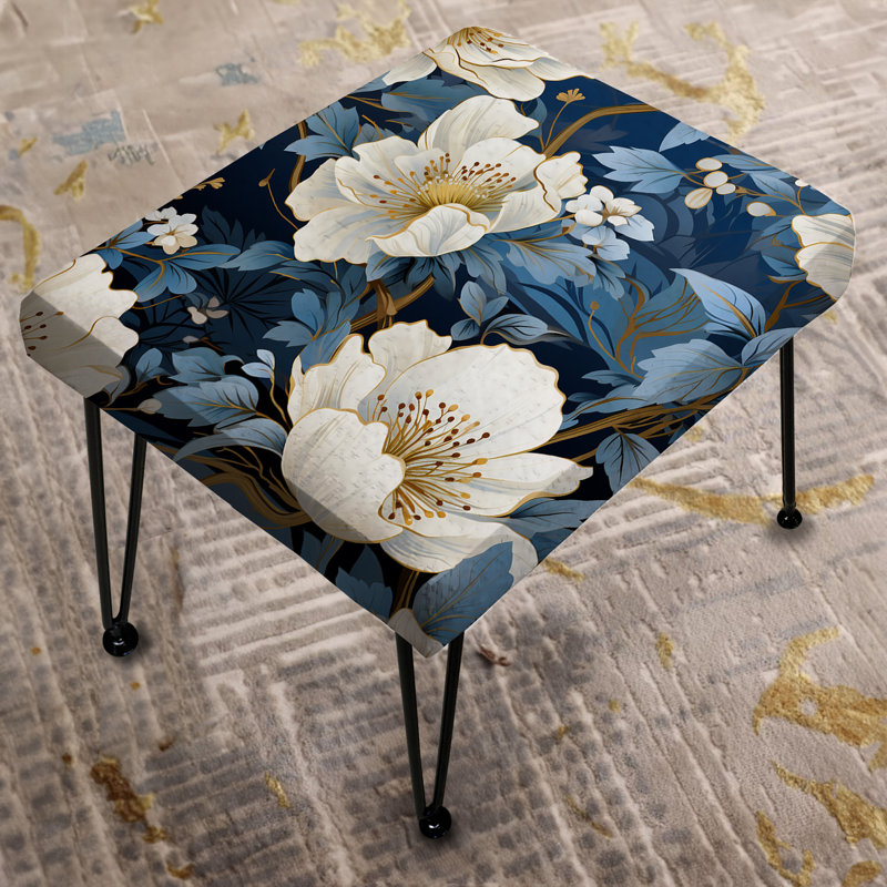 Claffey - Floral Rectangle Ottoman