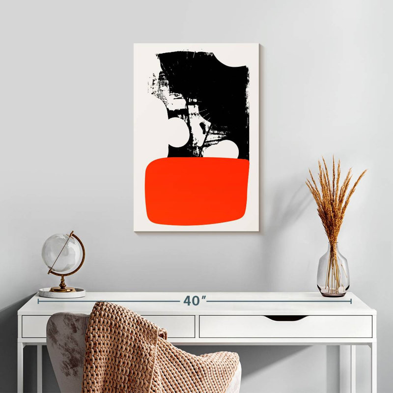Avery Abstracta Orange, 24" H x 16" W