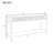 High-Quality Entryway Console Table With Vertical Stripe Drawers, Long Legs,Suitable For Entryway, Hallway, Living Room, Foyer, Corridor-114230212