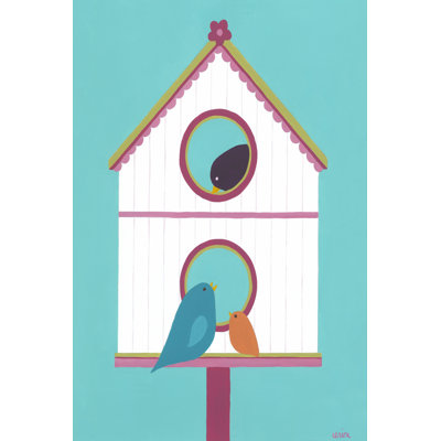 Home Tweet Home IV by June Erica Vess - Wrapped Canvas Print