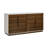 Pavira Modern 6-Drawer Dresser - Walnut