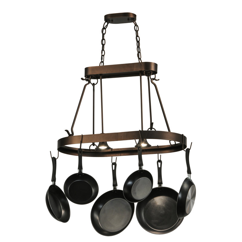 Harmony Handcrafted Hanging Pot Rack