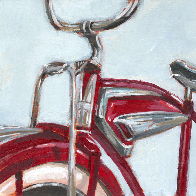 " Retro Cycle II " by Ethan Harper, 36" H x 36" W x 1.25" D